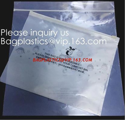 China CORN STARCH COMPOSTABLE Biodegradable Self Seal Nature Base Compostable Corn Starch Zipper Grocery Bag ECO FIRENDLY factory
