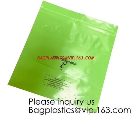 China Compostable Zipper Bag, GARMENT CORN BAGS, CLOTHING BAG Shopping / Food / Snacks / Vegetables / Coffee / Gifts / Clothes factory