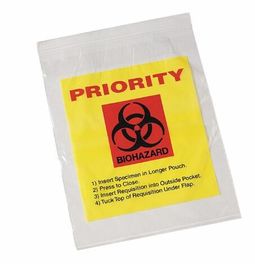 China Biohazard 4 Layer Specimen Transport bag, pe glove, pe packaging, pe bags on roll, disposable PE gloves, disposable bag factory
