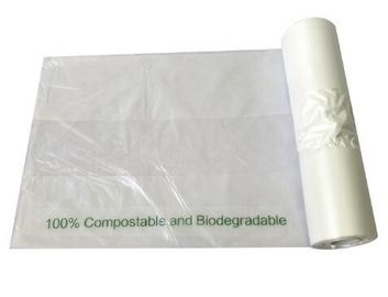China eco reusable corn starch plastic packaging fruit bag, Food Grade Corn Starch Eco Roller Compostable Garbage Bags factory