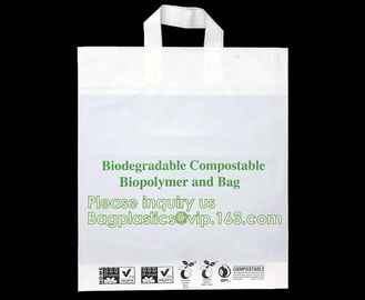 China corn starch based biodegradable shopping bags, Bio-organic fertilizer, eco bags, bio bags, biopolymer, potato starch pac factory