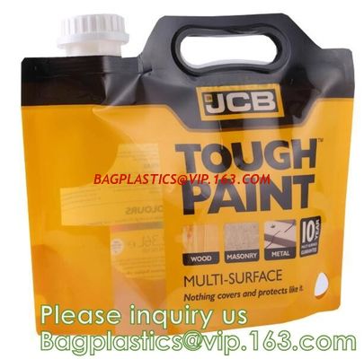 China Household Spout Pouches For Liquid Refill Soap Packaging Plastic Bag With Spout Hand Sanitizer Gel Packaging Liquid Soap factory