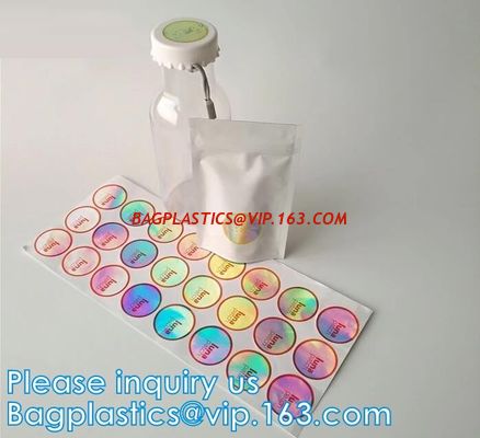 China Laser Holographic Material Printed Heat Seal Aluminum Foil Packing Plastic Bag With k For Small Stuff 10g 5g factory