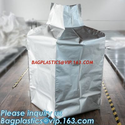 China Jumbo Alumninum Foil Nylon Bags, Jumbo foil cover Bag, Bulk Aluminum Foil liner, stand up Container ton bags factory
