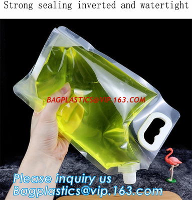 ChinaPouch Liquid Pack Bag, Drink Packaging Pouch With Spout, 3L 5L 10L 22L Plastic Aluminum FoilBag factory