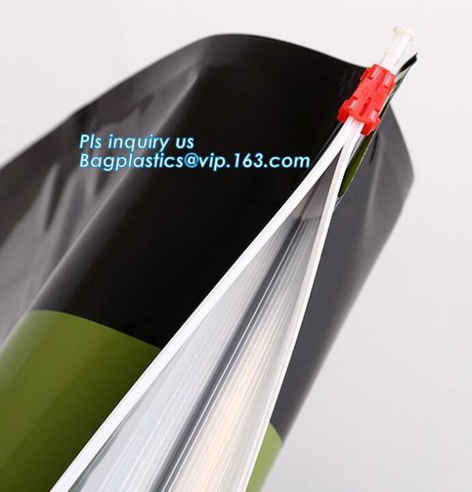 metal packaging slider zipper bag, Slider Zipper PVC Pouch Clear Vinyl