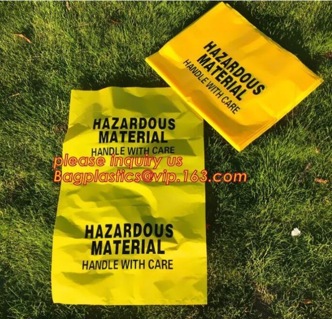 clinical hospital yellow waste bag, Medical Trash Bin Liner Bags