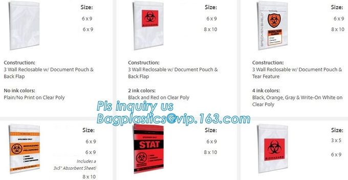 Clear polyethylene disposal bags for asbestos fiber, asbestos bags with black character printing, polyethylene disposal