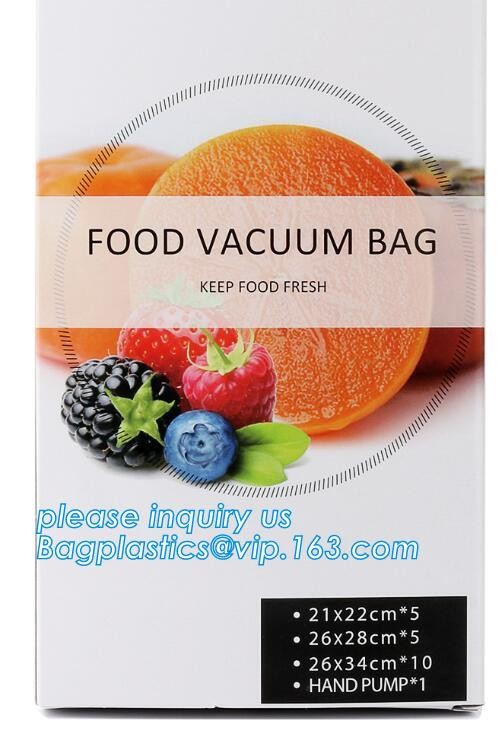 Food Saver Vacuum Storage Embossed Vacuum Bag for Keep Food Fresh, Meat