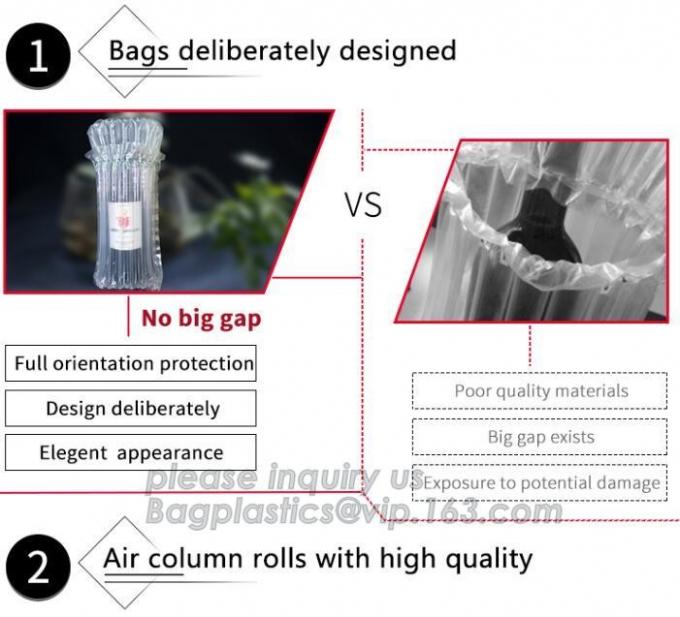 Wine airbag packaging, airbag, U bag, L bag, Q bag, double pack bags, air bubble bag, mailer, roll, toner cartridge air
