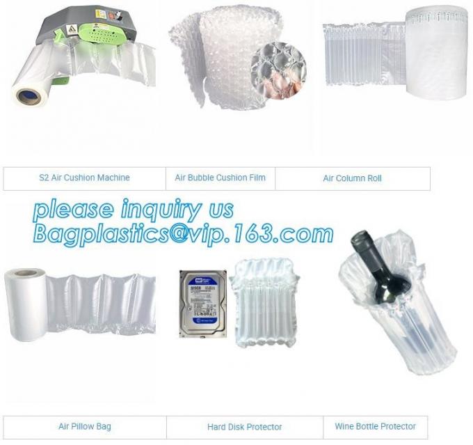 Wine airbag packaging, airbag, U bag, L bag, Q bag, double pack bags, air bubble bag, mailer, roll, toner cartridge air