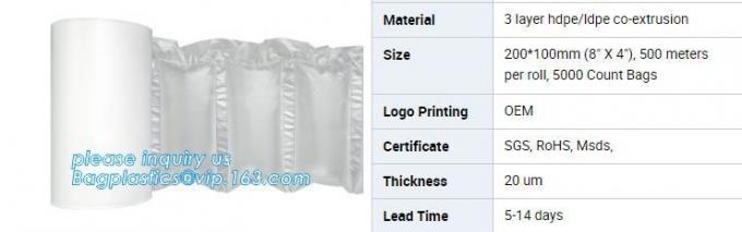 Wine airbag packaging, airbag, U bag, L bag, Q bag, double pack bags, air bubble bag, mailer, roll, toner cartridge air