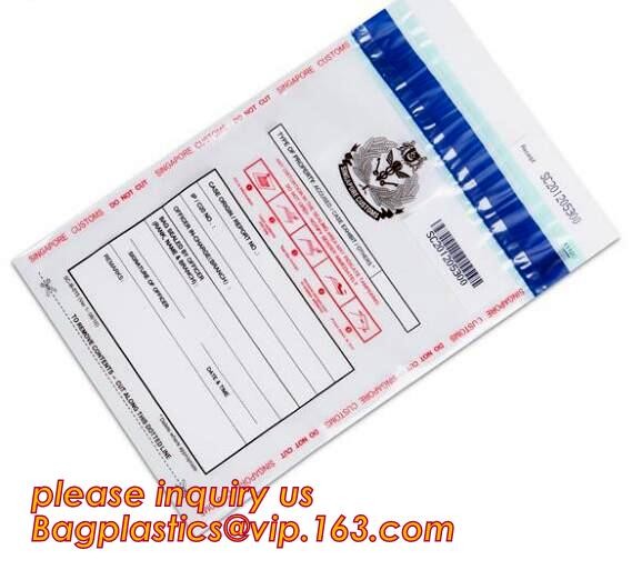 Tamper Evident Security Bank Deposit Bag tamper proof security bag