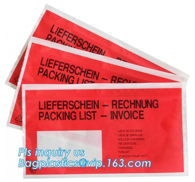 DHL Packing List Envelope, Paper Courier Bags, Mailing Bag, FedEx k