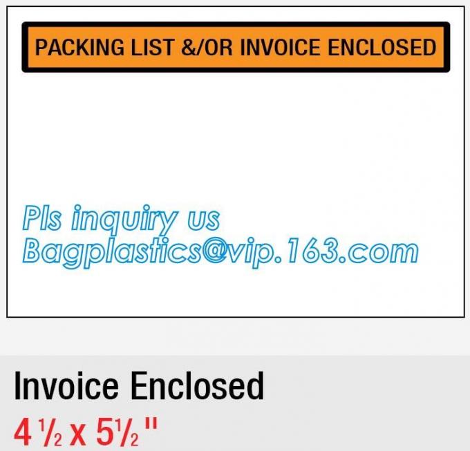 DHL Packing List Envelope, Paper Courier Bags, Mailing Bag, FedEx k