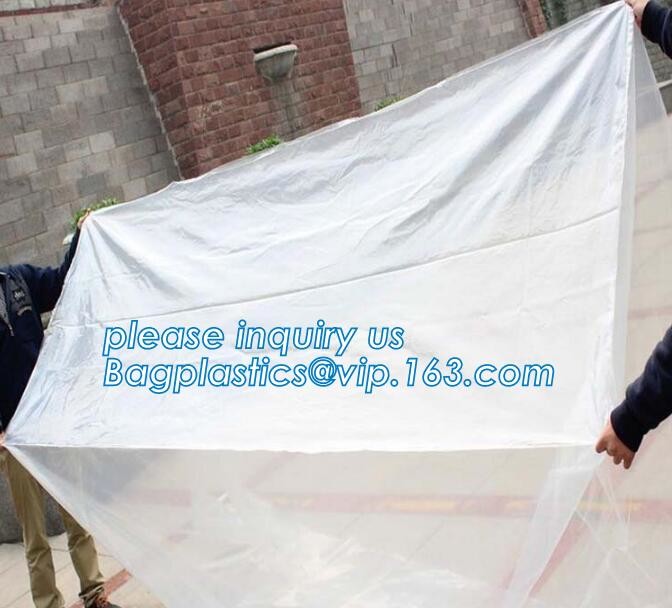customized PE pallet cover bag, Waterproof pallet covers/ Poly Bags
