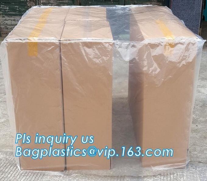 customized PE pallet cover bag, Waterproof pallet covers/ Poly Bags