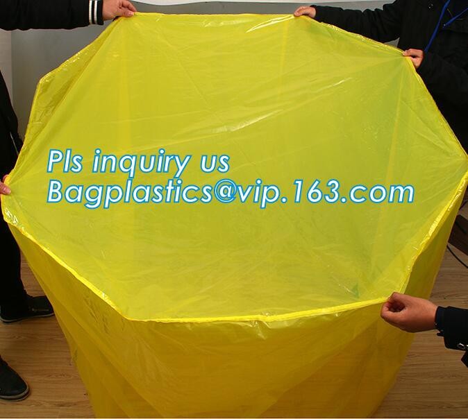 customized PE pallet cover bag, Waterproof pallet covers/ Poly Bags