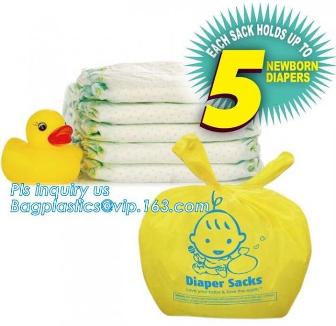 En13432 certified eco friendly biodegradable nappy sacks, Ecofriendly