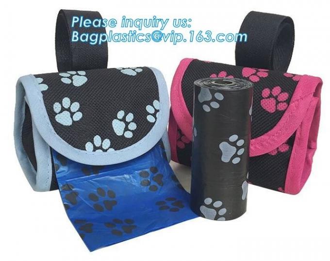 Bone Shape Plastic Custom Pet Dog Waste Bag with Dispenser, Dog shape Dog Waste Poop bags Holder