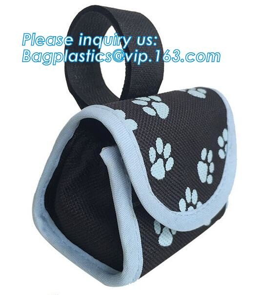 Bone Shape Plastic Custom Pet Dog Waste Bag with Dispenser, Dog shape