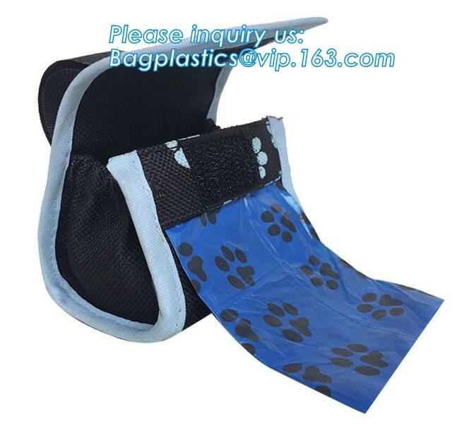 Bone Shape Plastic Custom Pet Dog Waste Bag with Dispenser, Dog shape