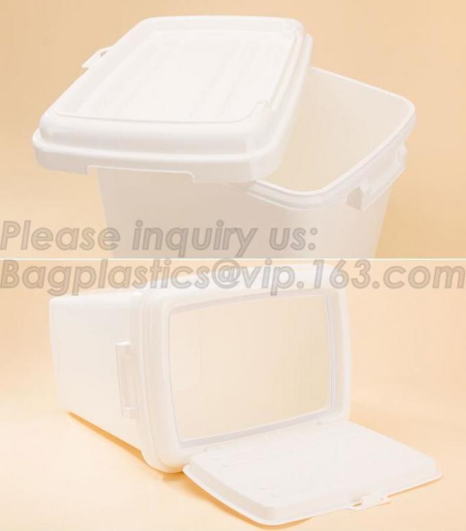 Promotion Ecofriendly Plastic Scoop Pet Dog Food Storage Container