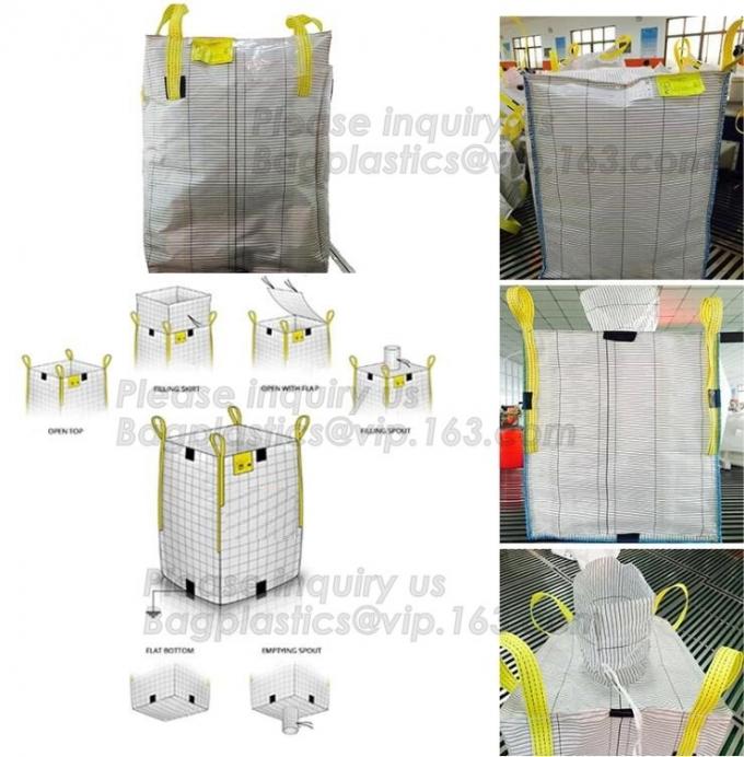 FIBC jumbo pp woven bag super big bag for cement or sand packing,FIBC