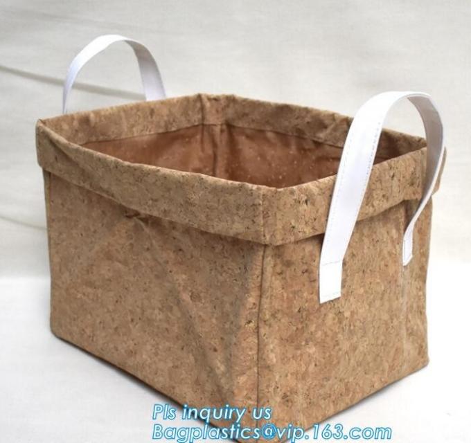 colorful gold TYVEK washable paper garden pots flower pot storage bag