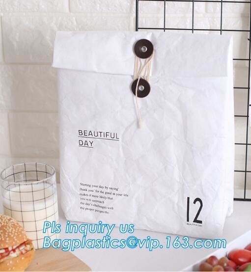 colorful gold TYVEK washable paper garden pots flower pot storage bag