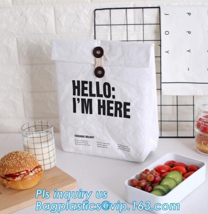 colorful gold TYVEK washable paper garden pots flower pot storage bag