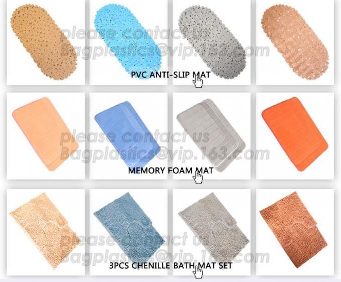 Home goods pure white shower curtains with plastic hook, Custom Printed