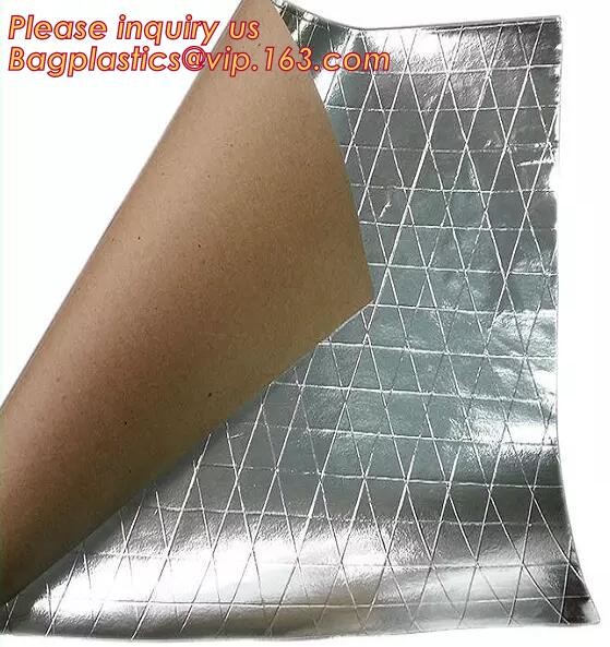 Aluminum FoilScrimKraft Paper Facing insulation material for building construction,radiant