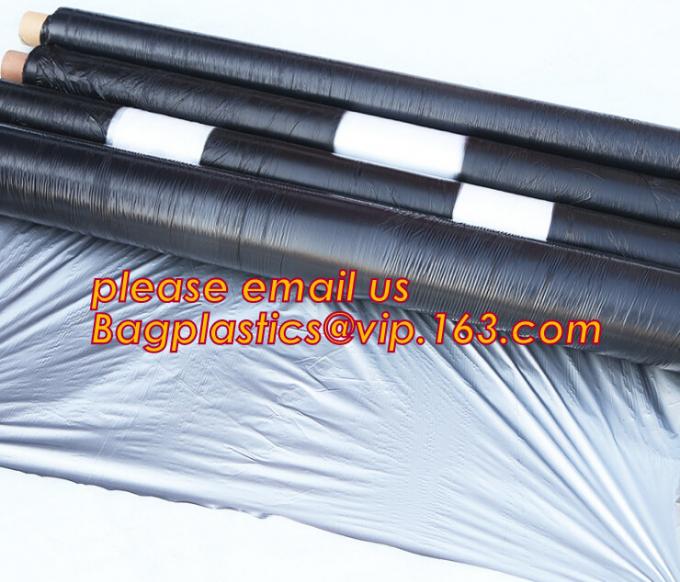 UV Resistant Black White PE/Polyethylene/Poly Reflective Plastic Mulch Film for Agricultural