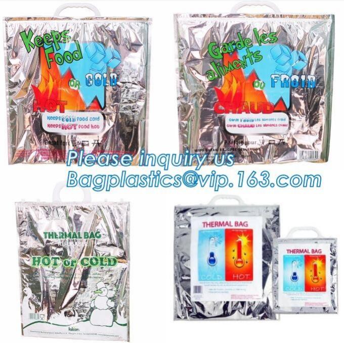 Aluminum foil insulation thermal non woven Insulated Cooler Bag