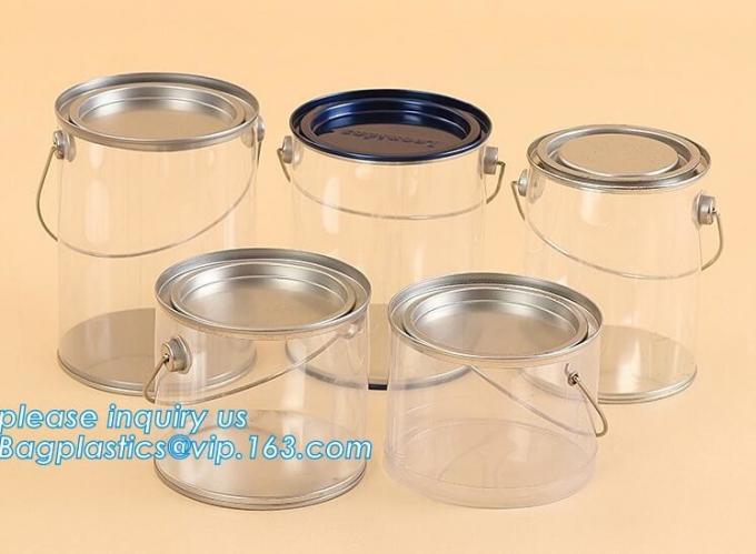 1 gallon clear plastic paint cans for packaging,Plastic Food Grade
