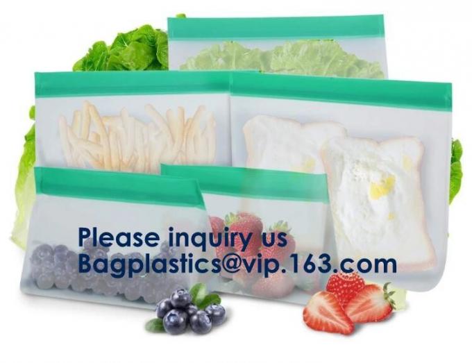 FDA Approved Zip Lock Bags Food Packaging Zipper peva Reusable k