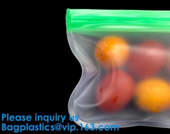 FDA Approved Zip Lock Bags Food Packaging Zipper peva Reusable k