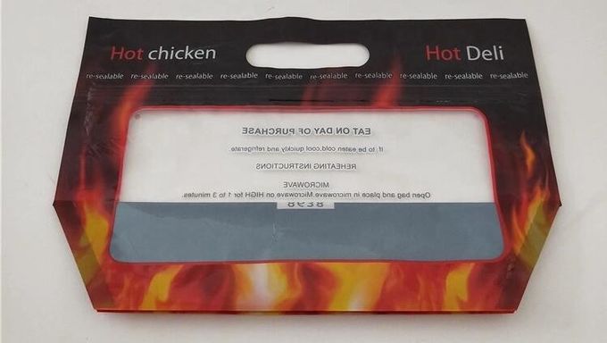 Rotisserie Chicken Pouches, Polypropylene Pouches, Aluminum Foil Bags, Stand Up Pouches Stand Up Zipper Bag with Portabl