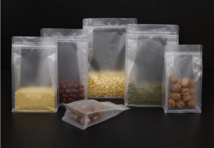 Polypropylene bags, Soup Pouches, Roll Stock, Aluminum Foil Bags, Stand up Pouches Flat bottom 8 side gusset food grade
