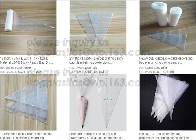PE Plastic Icing Piping Cake Decorating Pastry Bag Candy Making Bags, Cake Cream, Decorating, Pastry Bags, Piping, Pastr